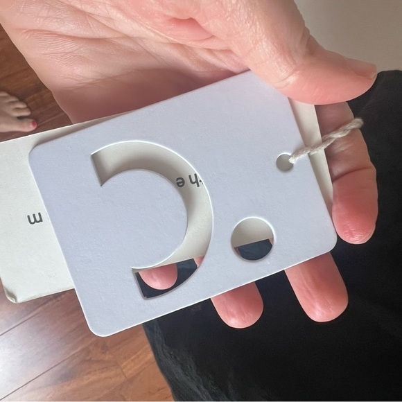 NWT COMMENSE Black Mini Dress Size M - Picture 3 of 5